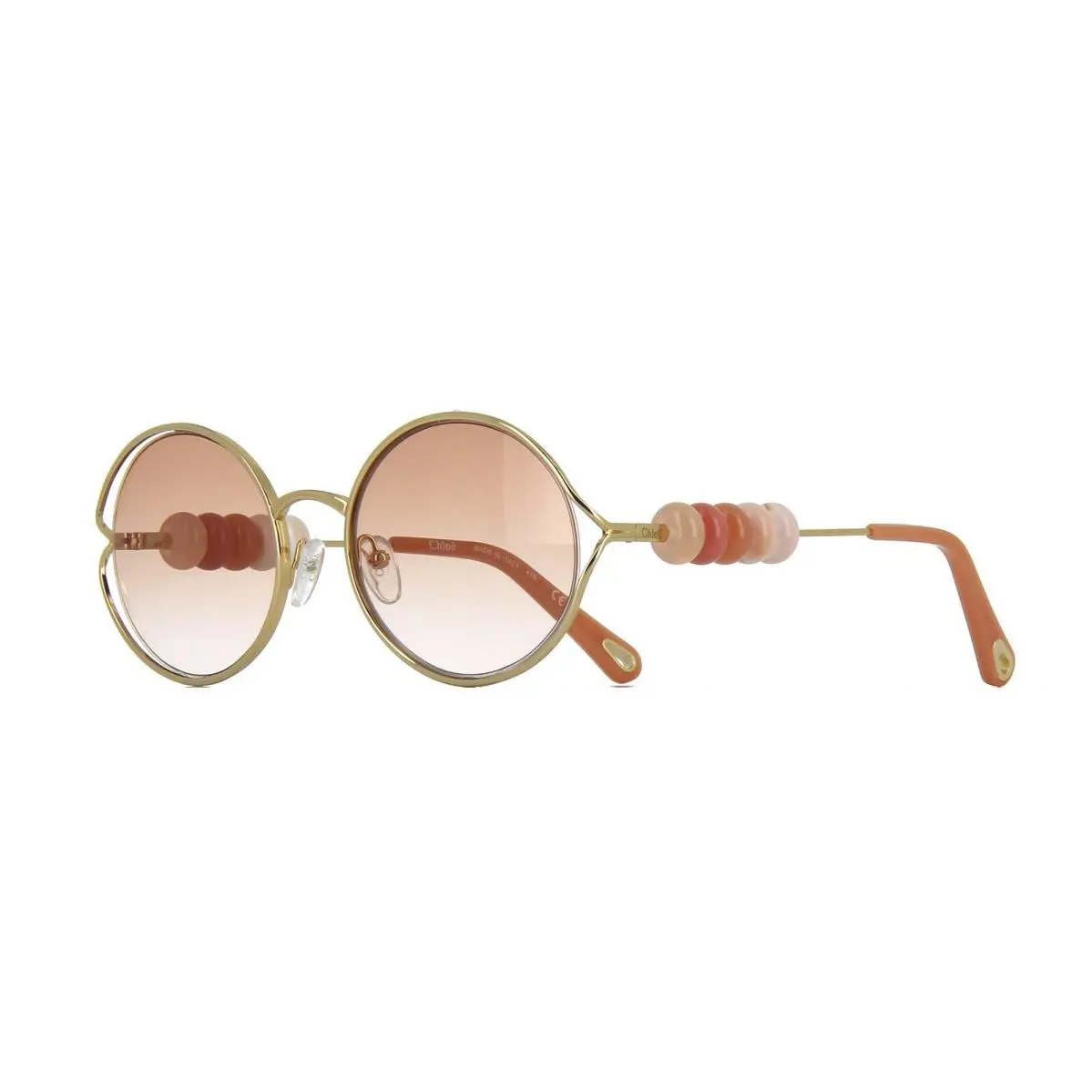 Chloé CE167S Gold/brown Grey Shaded 742 Sunglasses