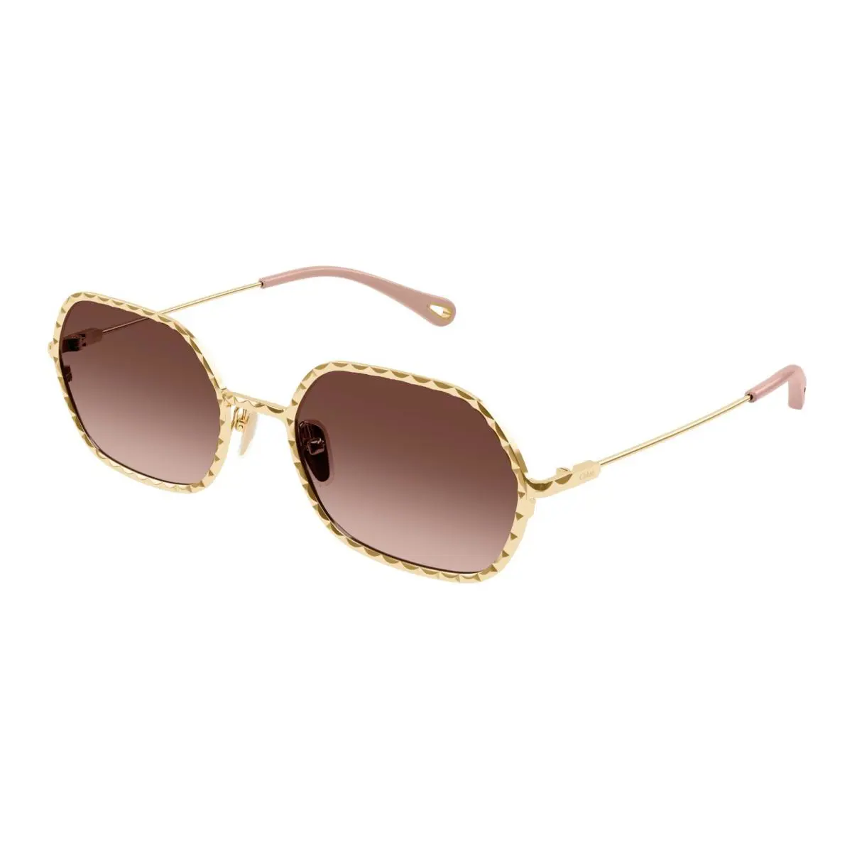 Chlo CH0231S Gold/brown Shaded 002 Sunglasses by Chloé