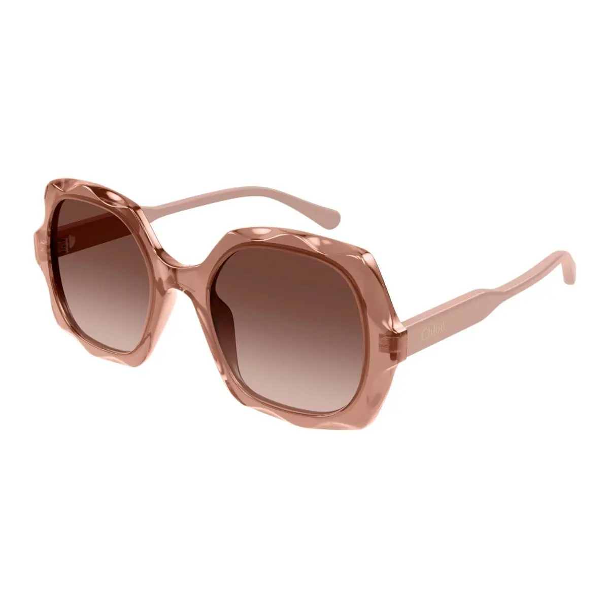 Chloé CH0226S Copper Light Brown/brown Shaded 003 Sunglasses