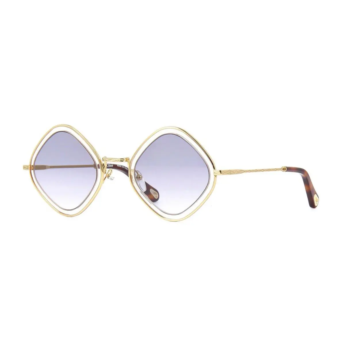Chloe Tally CE165S Gold/blue Shaded 879 Sunglasses by Chloé