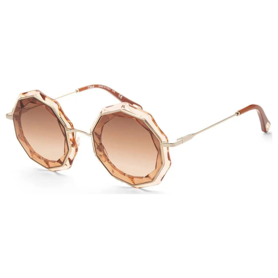 Chloe Women`s Pink Geometric Sunglasses CE160S-724