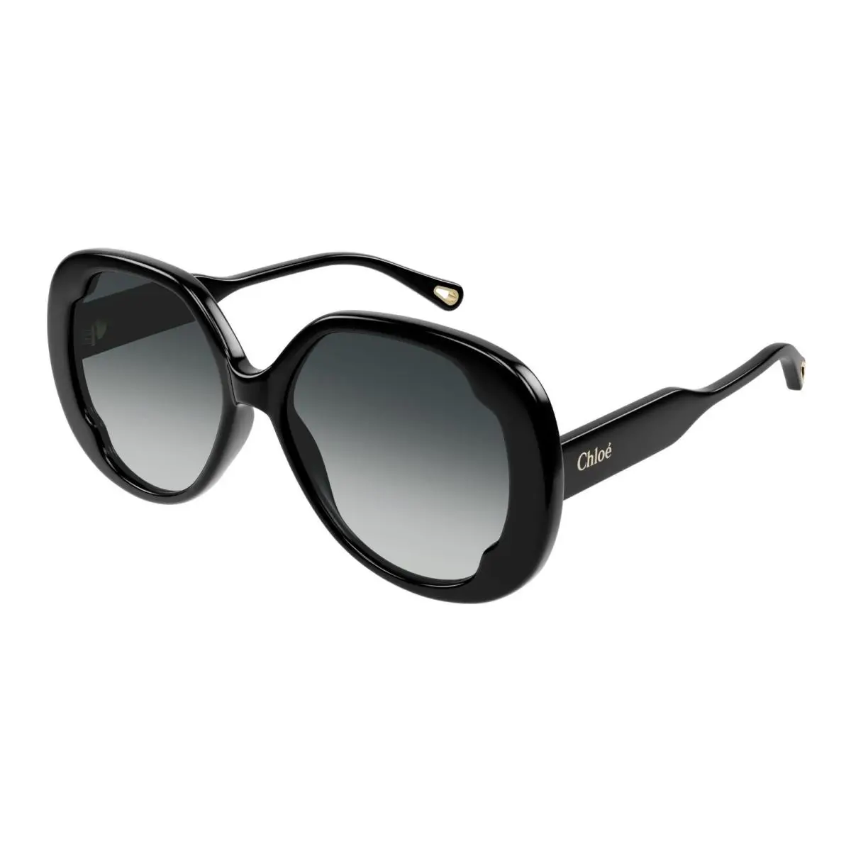 Chloé CH0195S Black/grey Shaded 001 Sunglasses