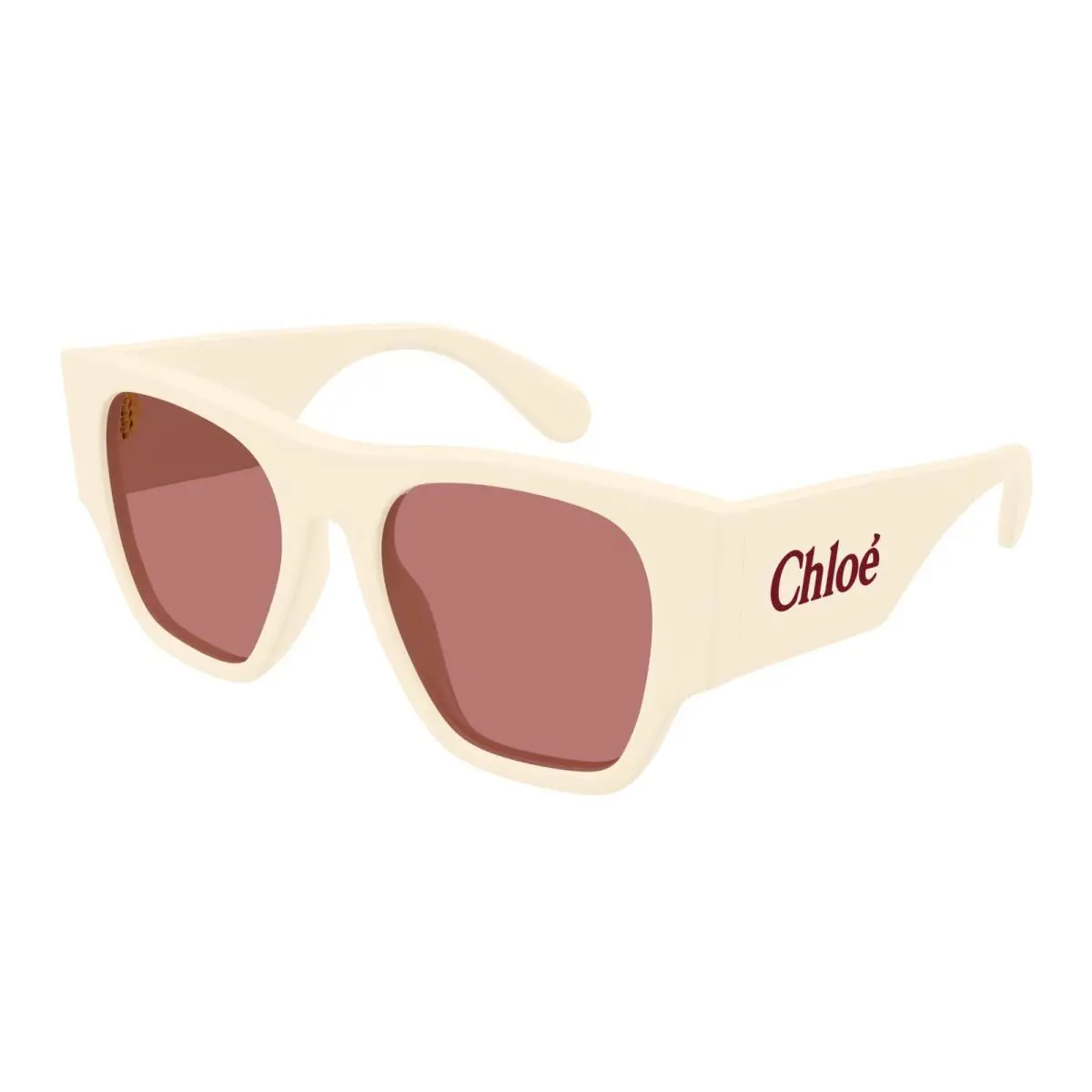 CH0233S Ivory/red 003 Sunglasses by Chloé