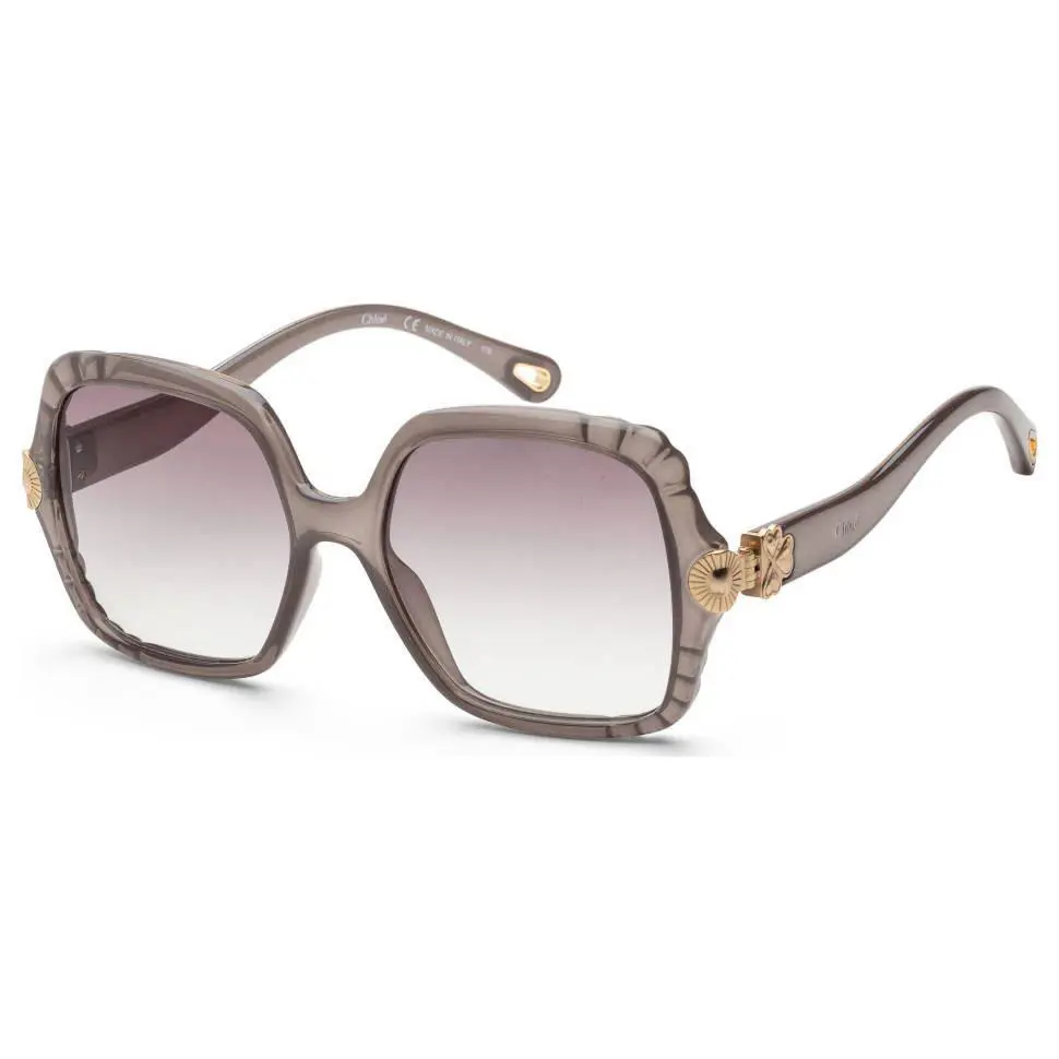 Chloe Women`s Grey Square Sunglasses CE746S-036