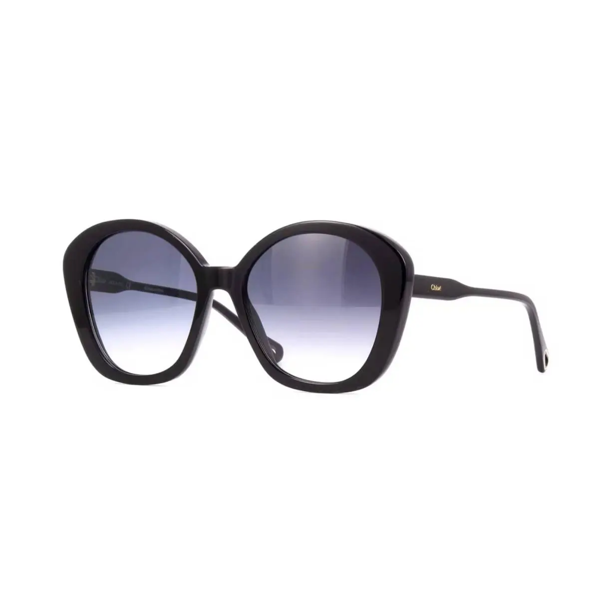 Chloé CH0081S Shiny Black/grey Shaded 005 Sunglasses
