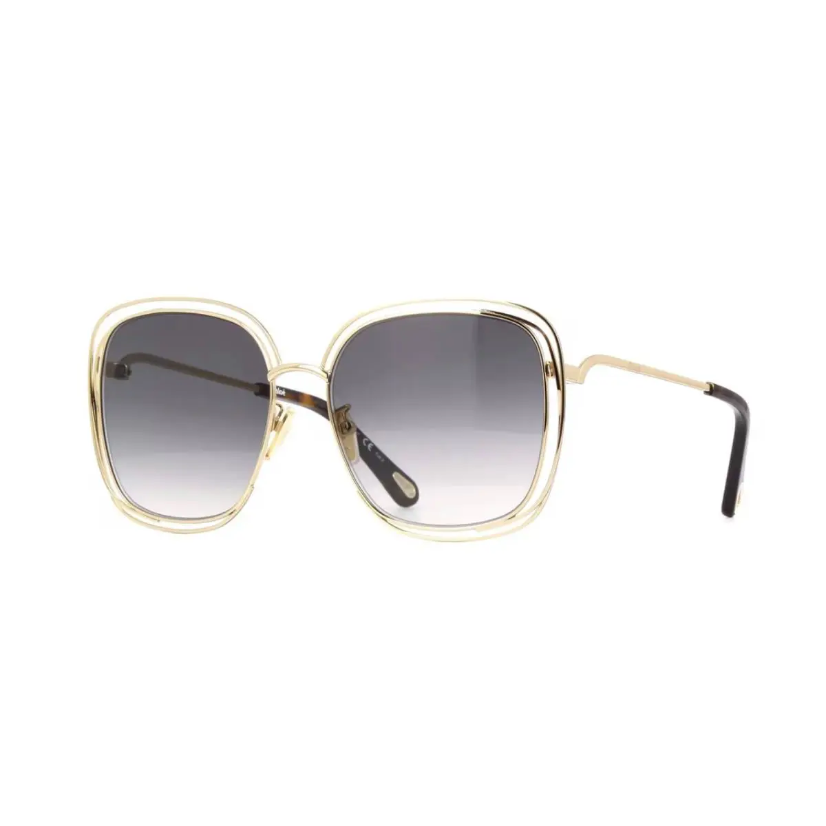 Chloé CH0077SK Gold/grey Shaded 001 Sunglasses