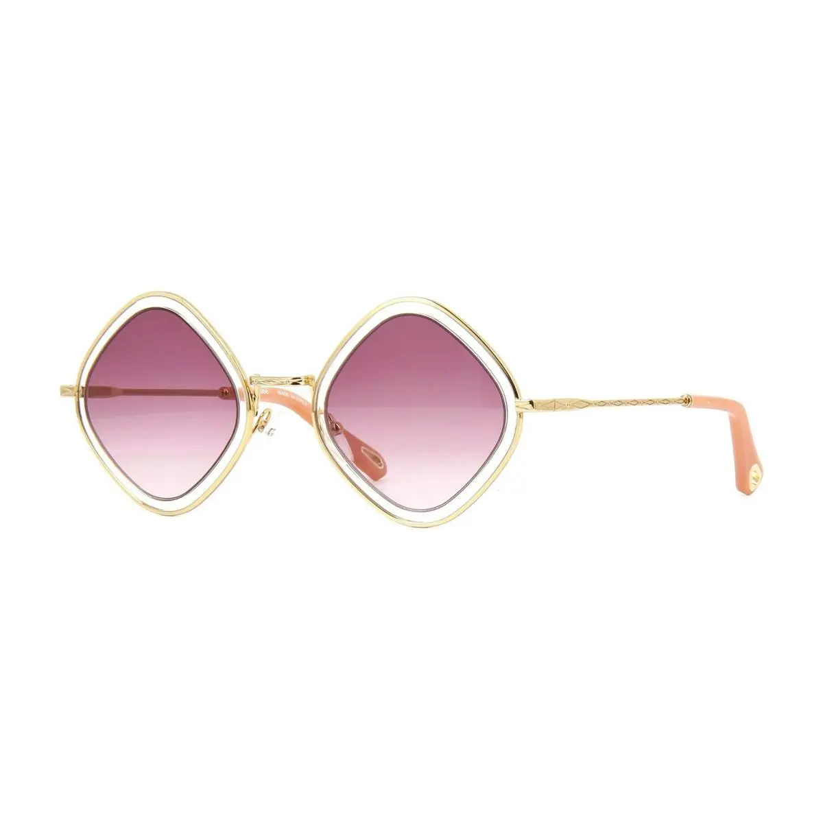 Chloe Tally CE165S Gold/violet Shaded 878 Sunglasses by Chloé