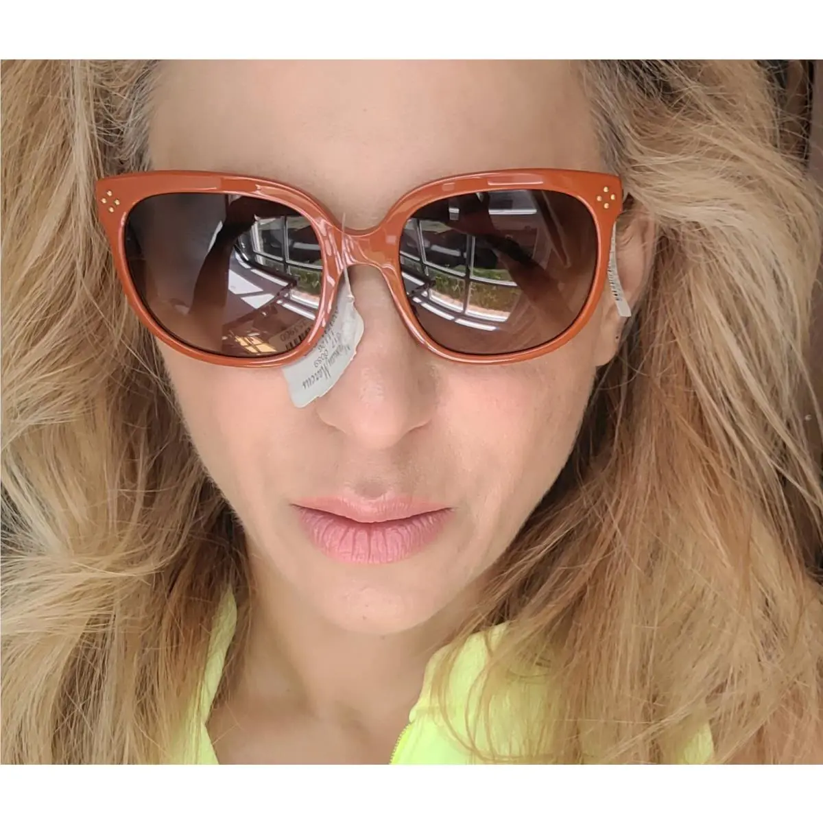 Chloe CE642S Women`s Sunglasses Brick Orange Red 204 Neiman Marcus Tags Gorgeous
