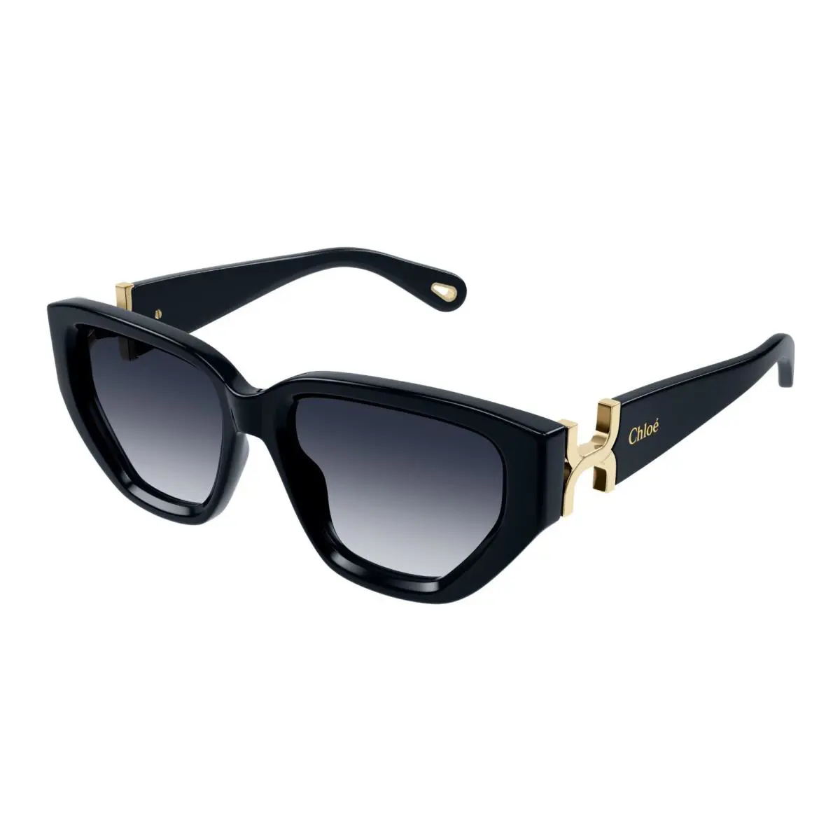 Chloé CH0235S Blue with Gold/blue Shaded 003 Sunglasses