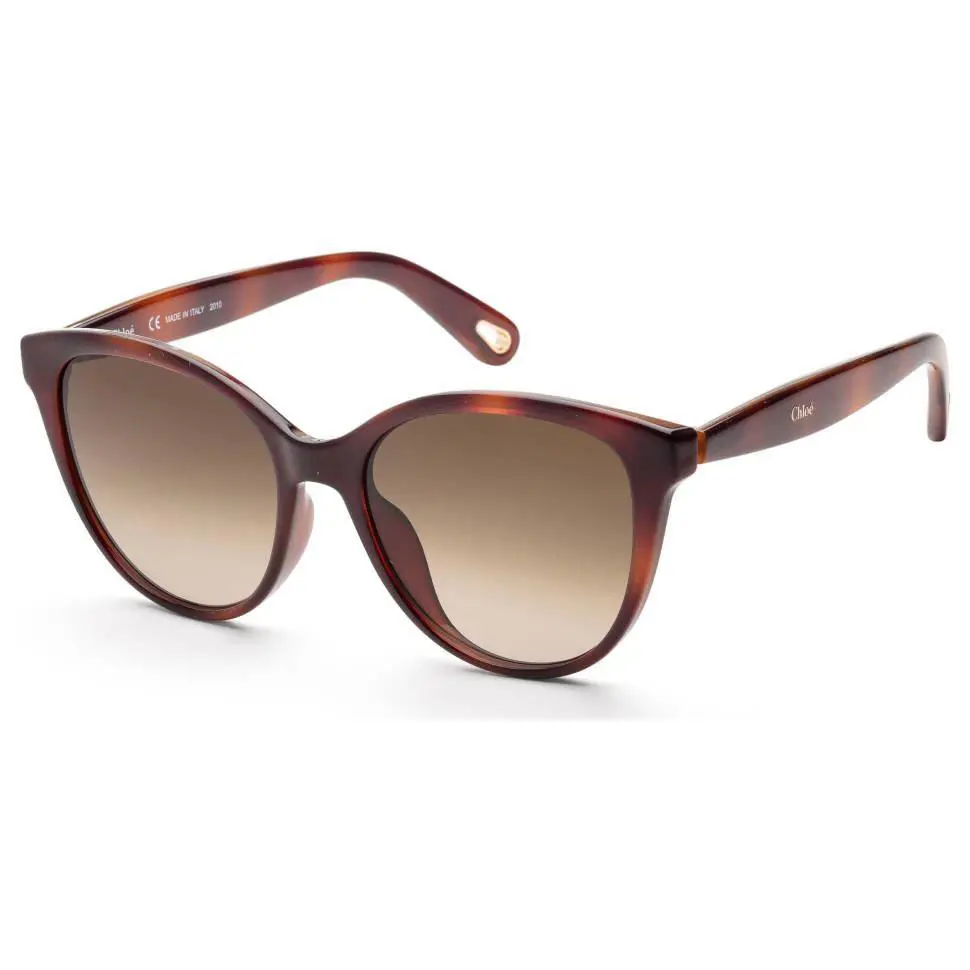 Chloe Women`s Brown Round Sunglasses CE767S-218