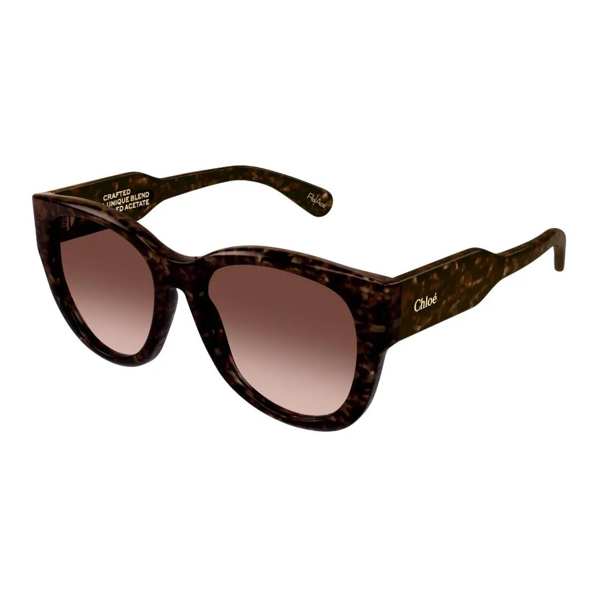 Chloé CH0192S Brown Havana/brown Shaded 002 Sunglasses