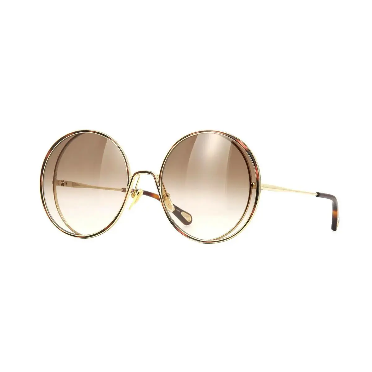 Chloé Hanah CH0037S Havana/brown Shaded 001 Sunglasses