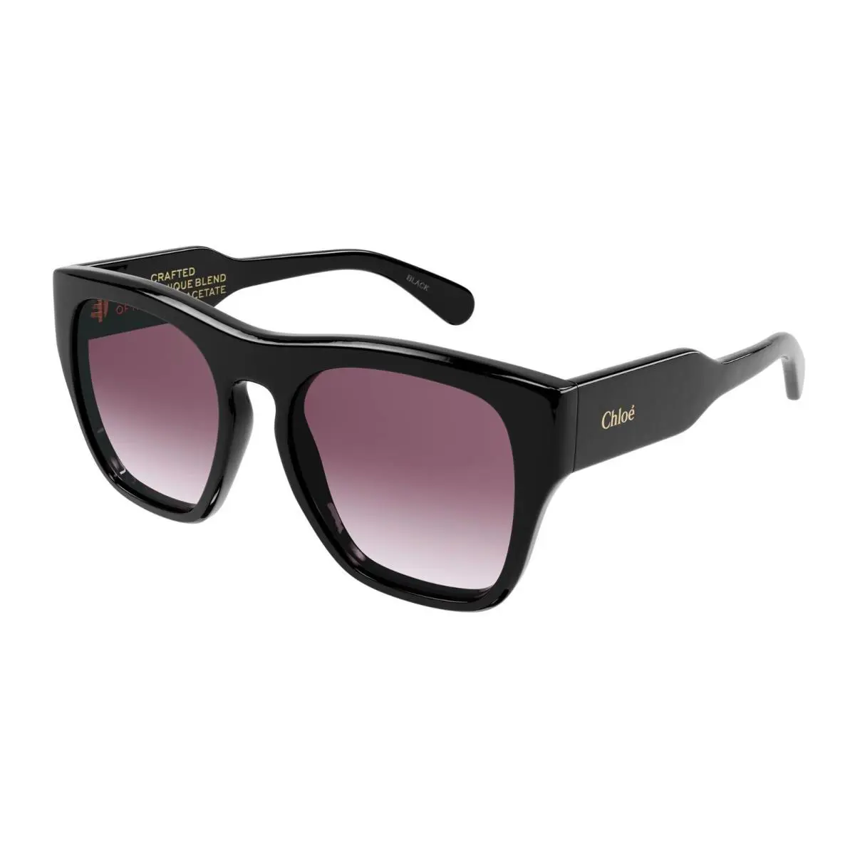 Chlo CH0149S Black/red Violet Shaded 001 Sunglasses by Chloé