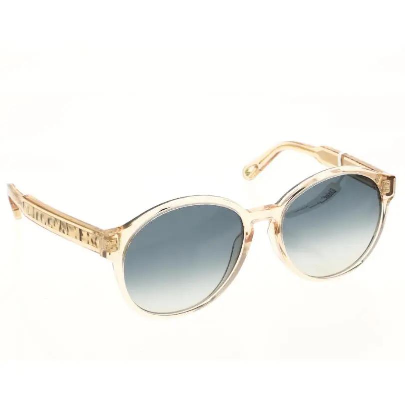 Chloe Willow 57mm Round Transparent Peach Sunglasses R1001