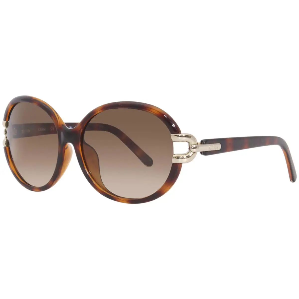 Chloe CE696SA 219 Sunglasses Women`s Tortoise/brown Gradient Lenses Round by Chloé
