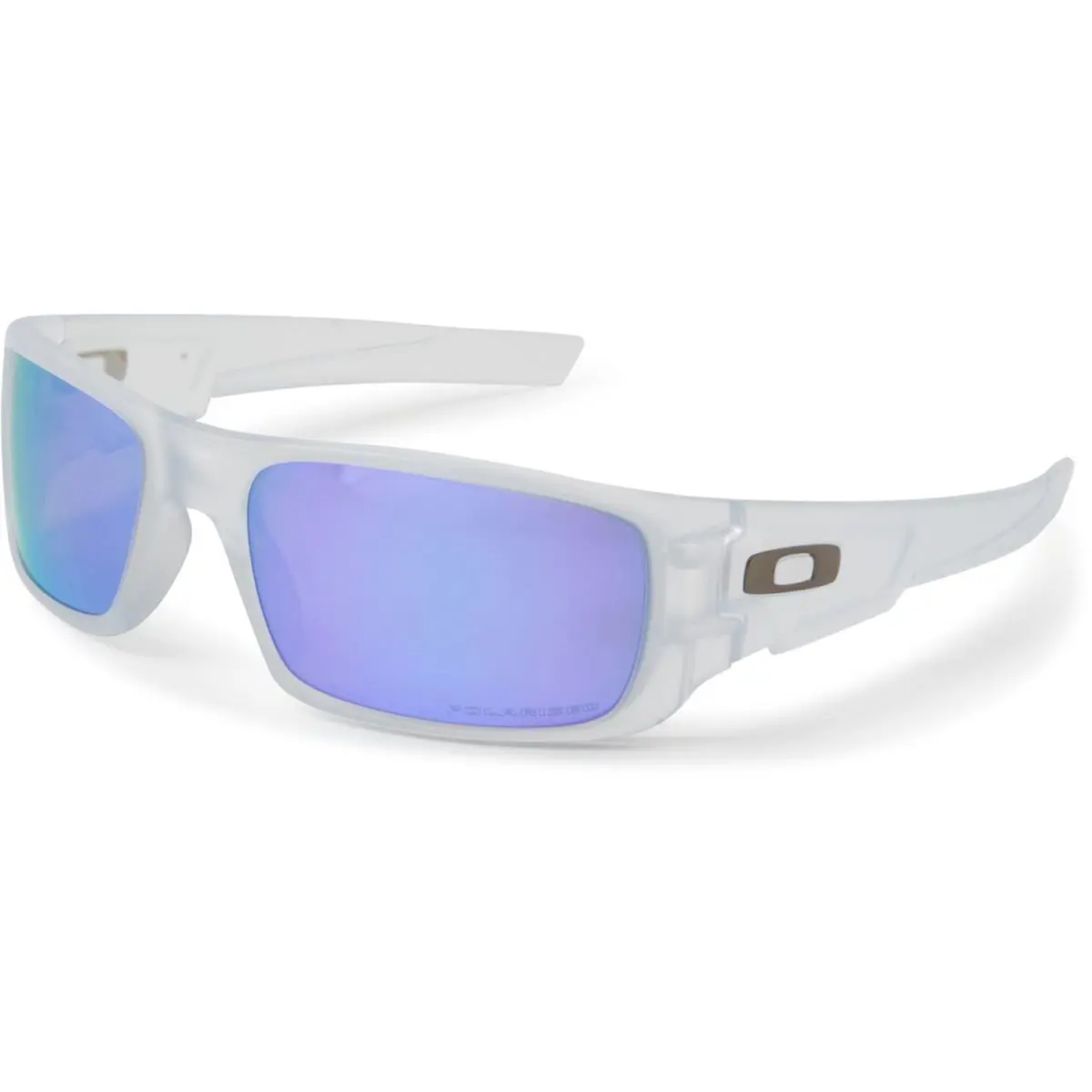 Crankshaft Polarized Sunglasses - OO9239 09/MatteClear/VioletIridiumPol by Oakley