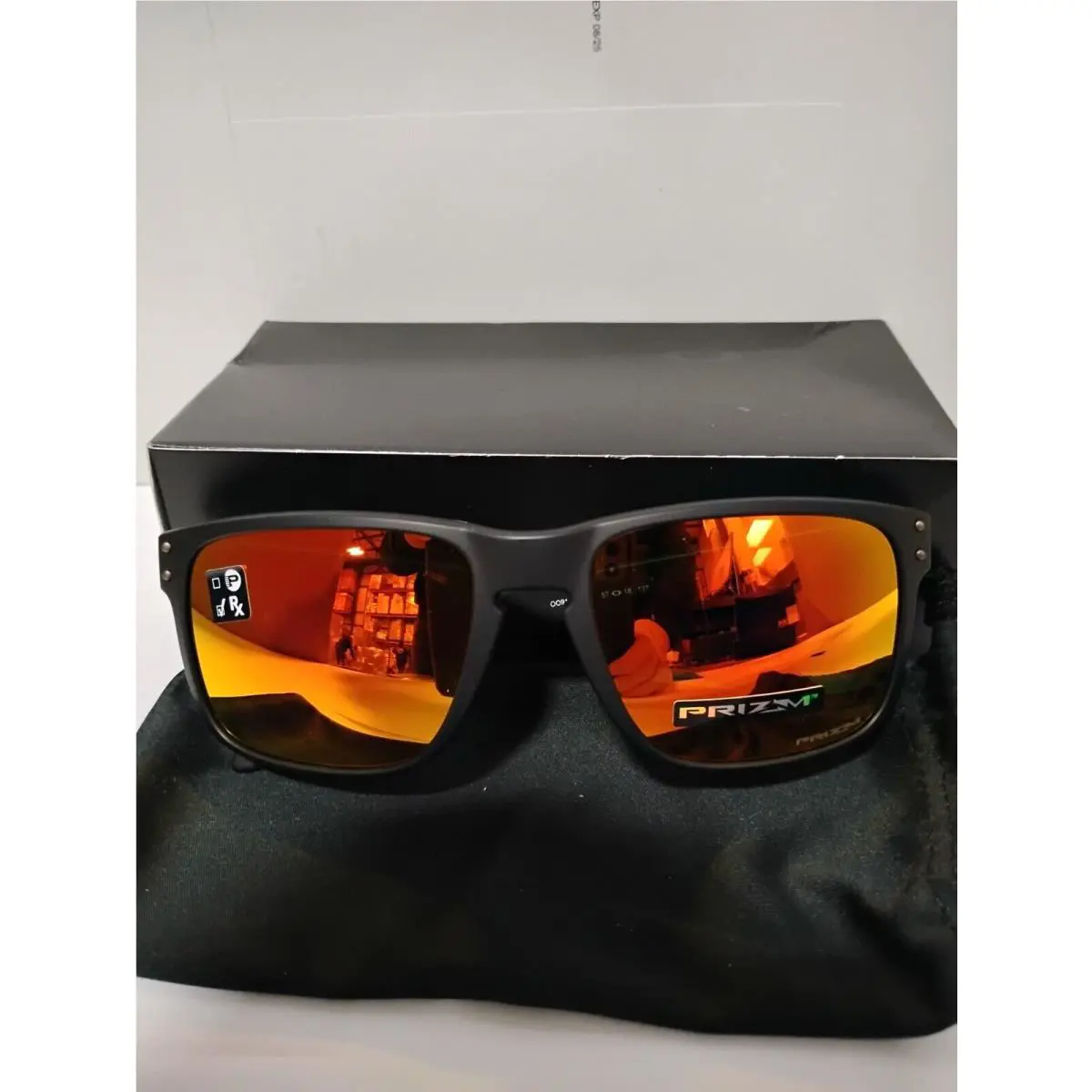 OO9102-E255 5718137 Oakley Prizm Ruby Black - Frame: Black, Lens: Black