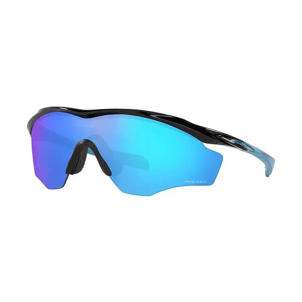 M2 OO9343 2145 Frame XL Sunglasses Polishedblack Prizmsapphire by Oakley