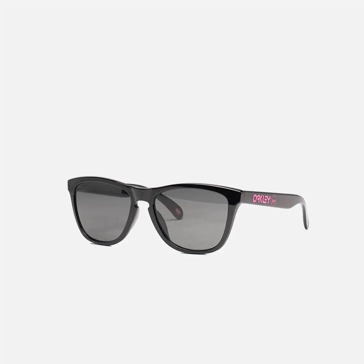 Oakley Frogskins A Fragment X Polished Black Prizm Grey Vivid Pink OO9245-D7