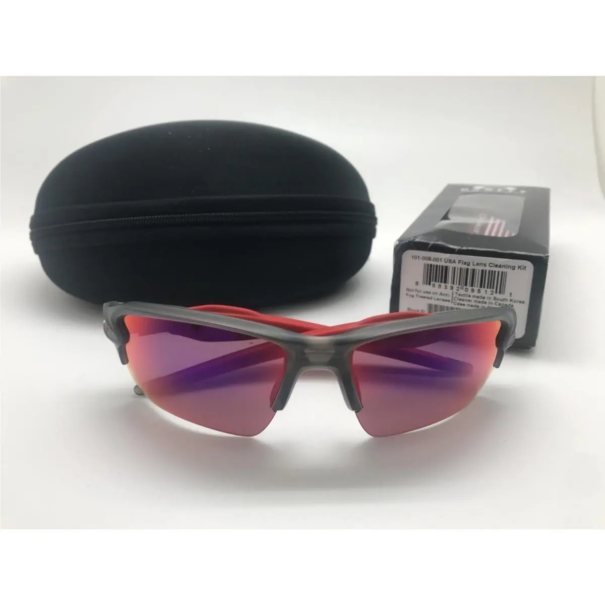 Flak 2.0 XL Matte Grey Smoke / Prizm Road 59 mm Sunglasses OO9188-04 by Oakley