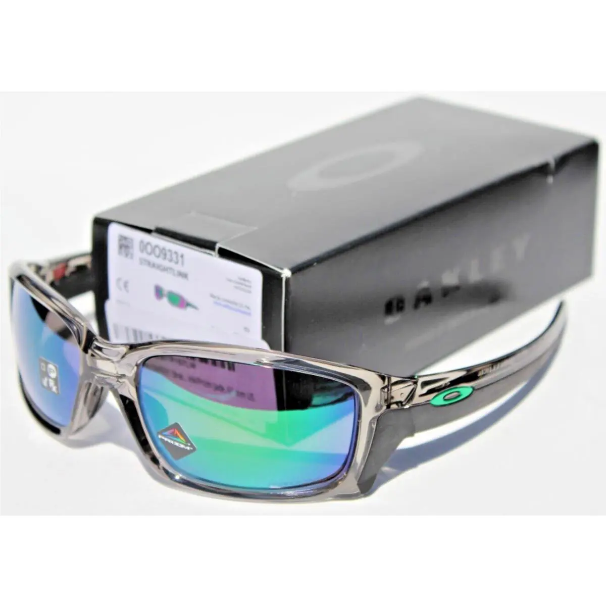 Oakley Straightlink 009331 Polished Black/black Iridium Sunglasses 176 - Frame: POLISHED BLACK, Lens: Black