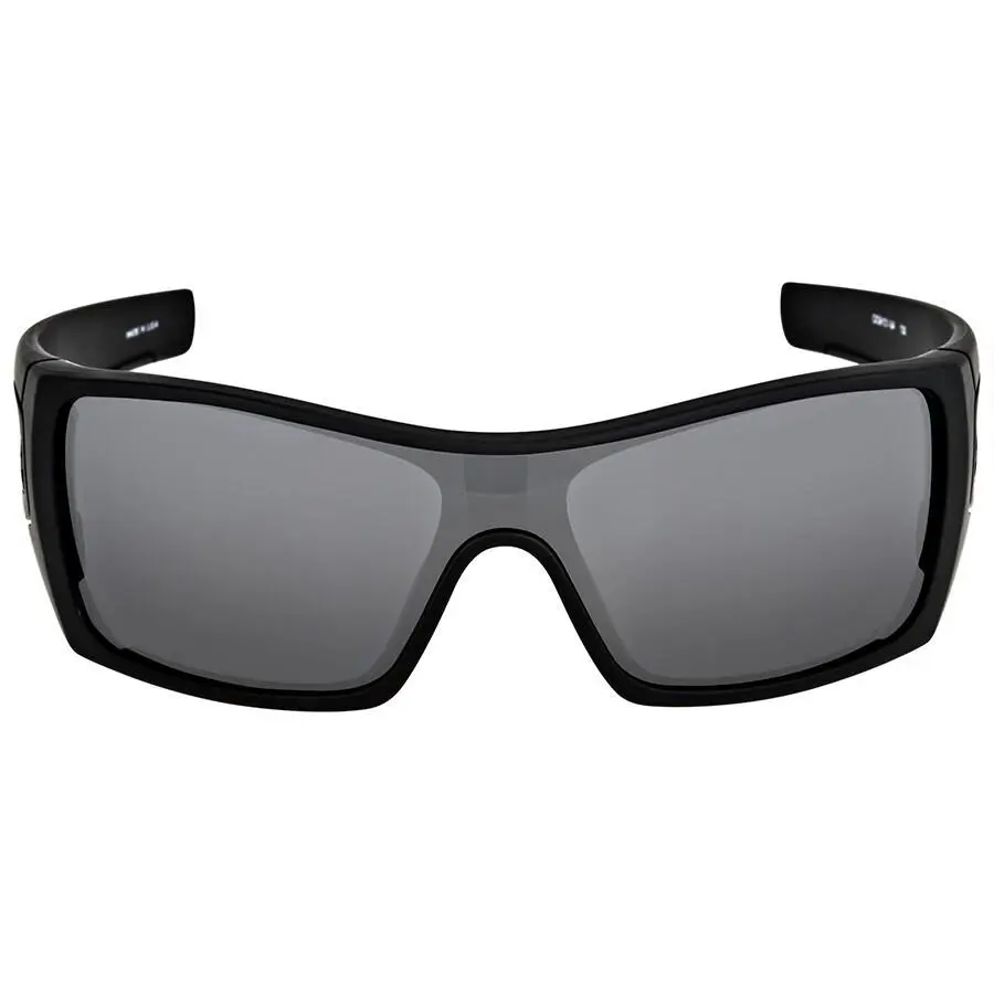 Oakley OO9101-04 Batwolf Sunglasses Grey Polarized Lens Black Frame - Frame: Black, Lens: Gray
