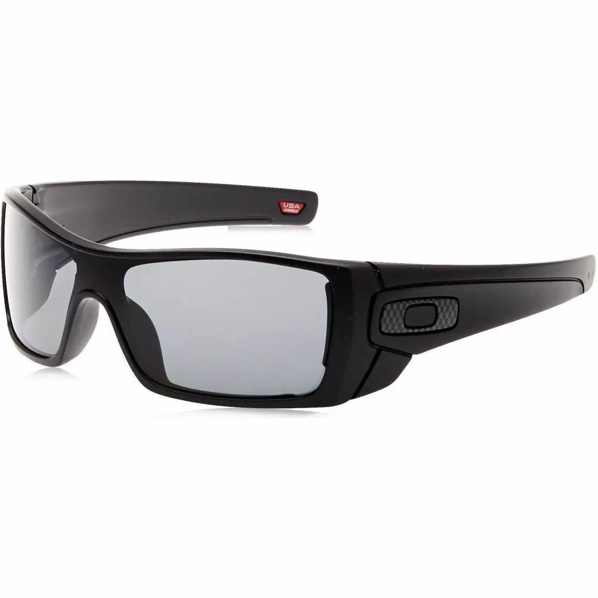 OO9101-04 Mens Oakley Batwolf Polarized Sunglasses - Frame: Black, Lens: Gray