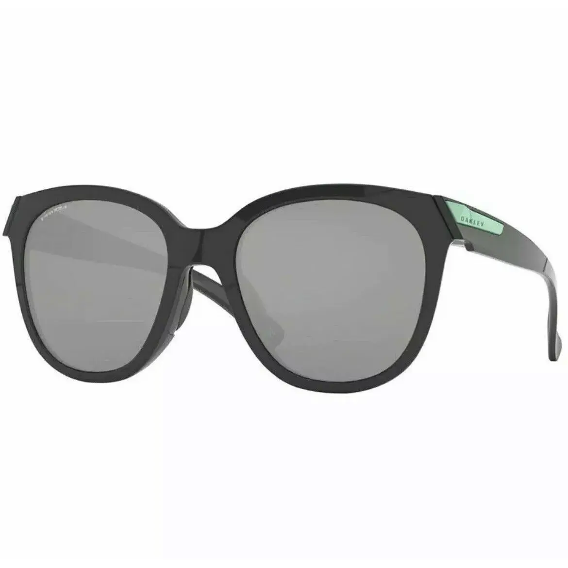 Oakley Low Key Sunglasses Unisex Prizm Black Lens OO9433-0254 - Frame: Carbon / Aqua, Lens: Prizm Black