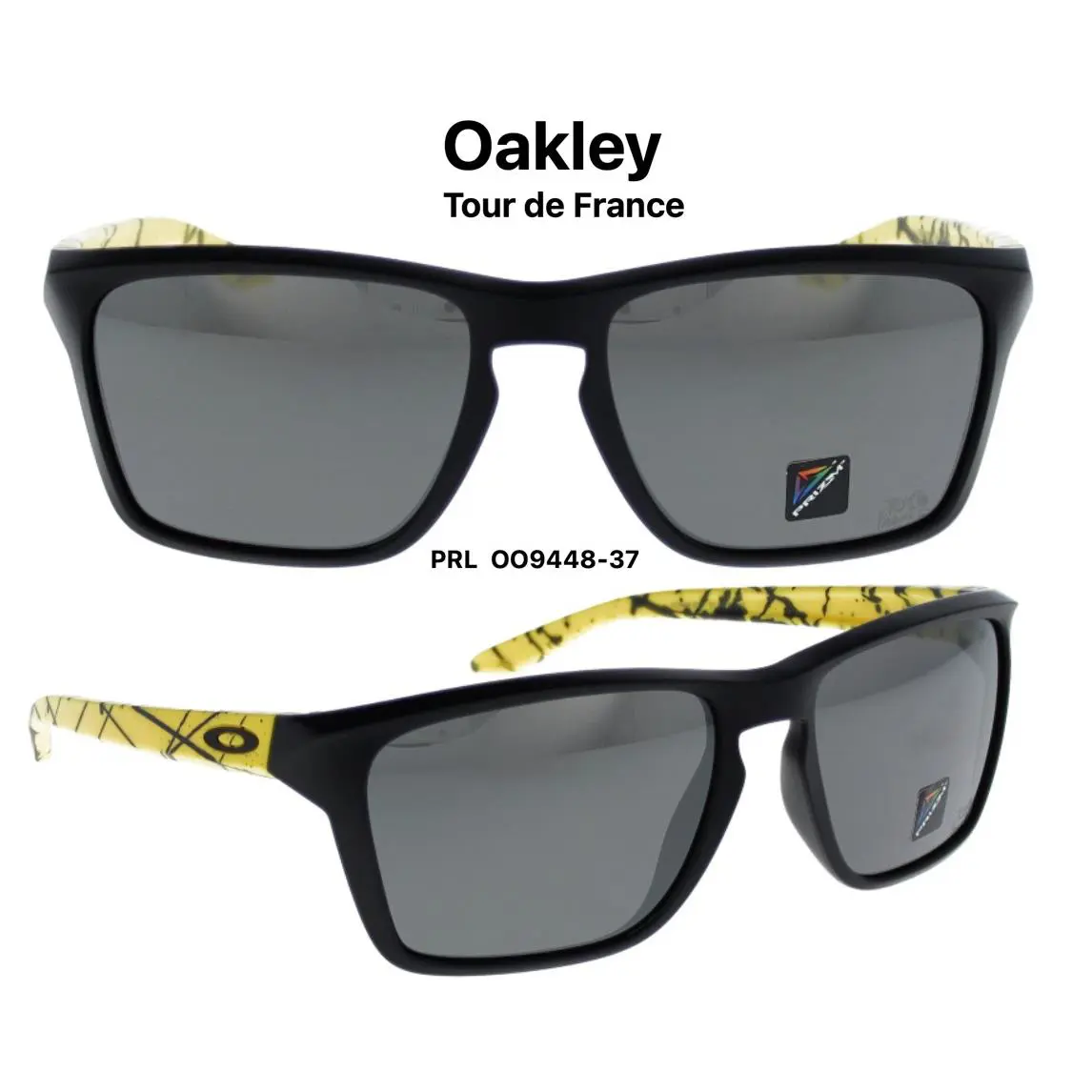 Sylas Tour de France OO 9448-37 Matte Black /prizm Black by Oakley