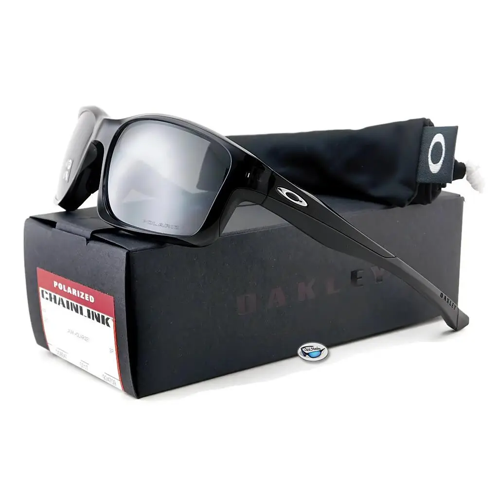 Oakley Chainlink Polarized Sunglasses Black Ink / Black Iridium Lens - Frame: Black Ink, Lens: Black Iridium Polarized