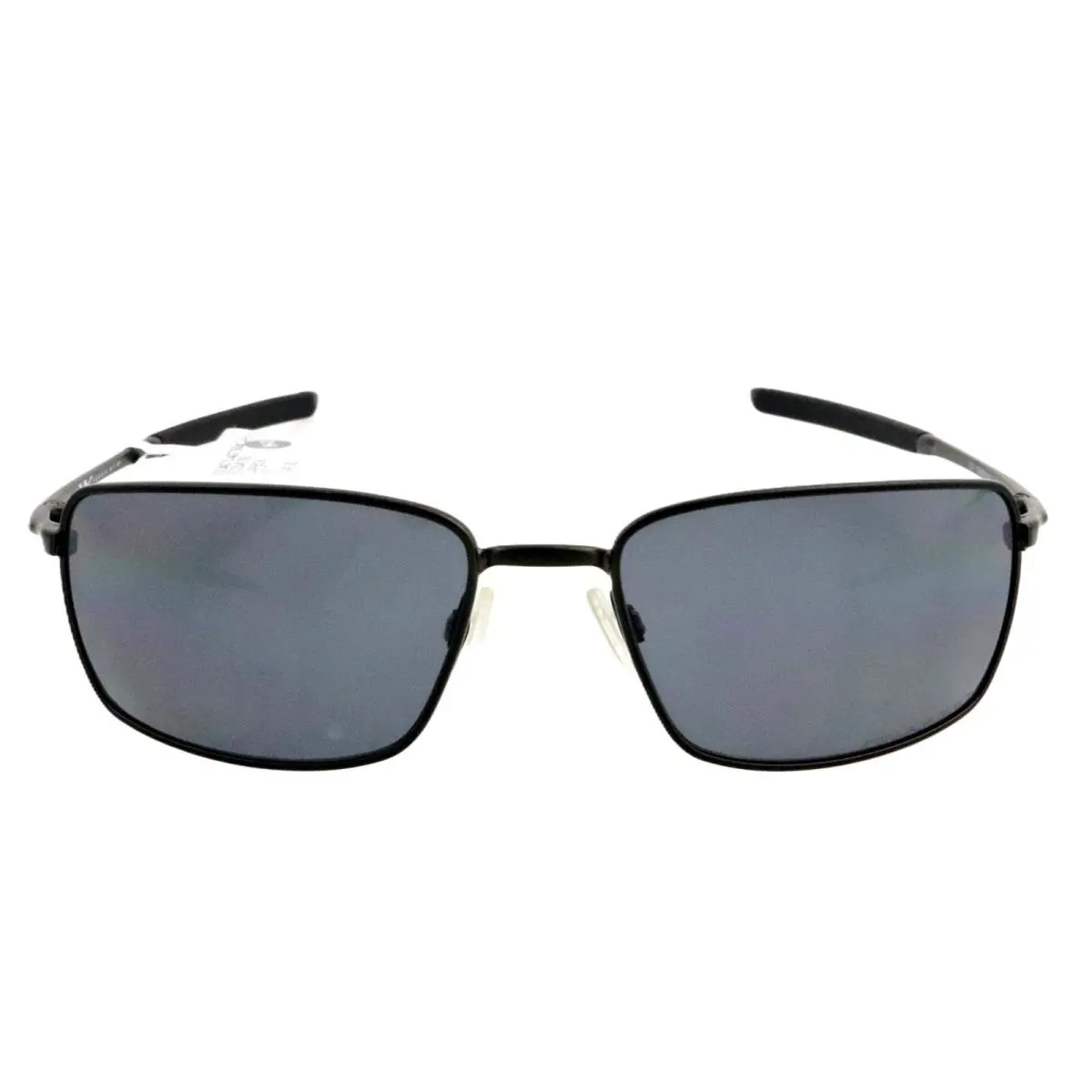 OO4075-04 Square Wire 60mm Gray Black Iridium Sunglasses by Oakley