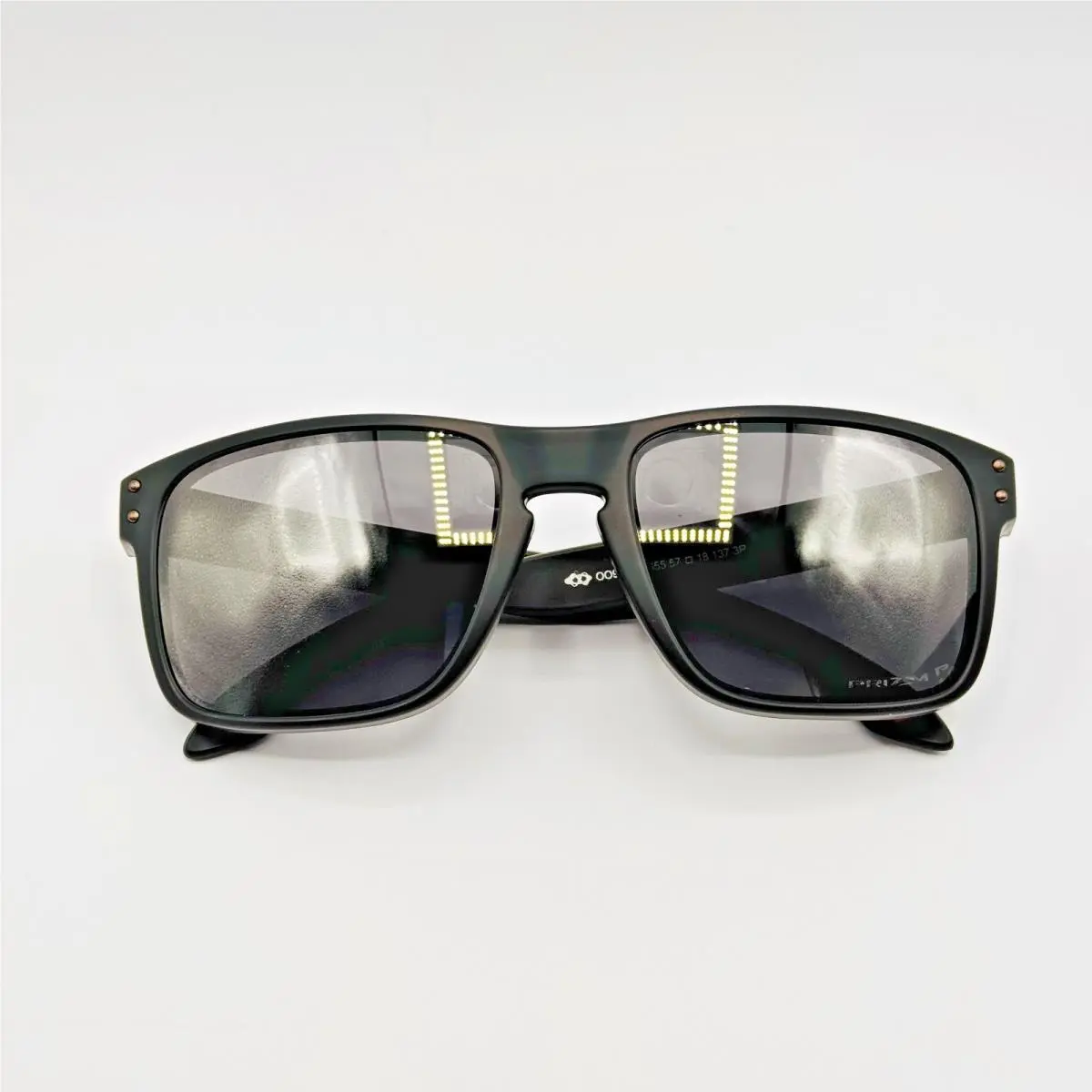 Oakley Holbrook Sunglasses Matte Black Frame Polarized Black Lens OO9102-D6