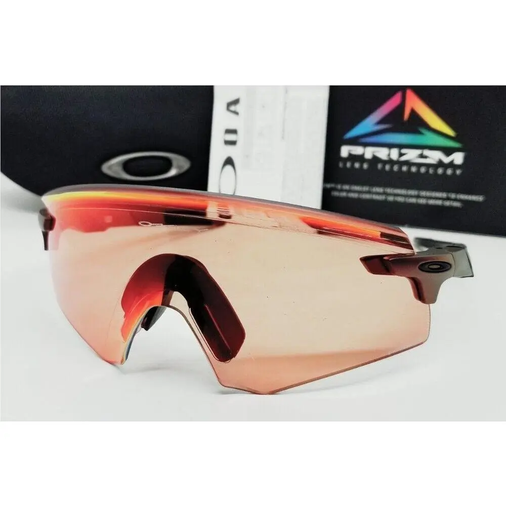 Oakley Encoder Red Colorshift Prizm Trail Torch OO9471-08 Sunglasses - Frame: Red, Lens: Multicolor