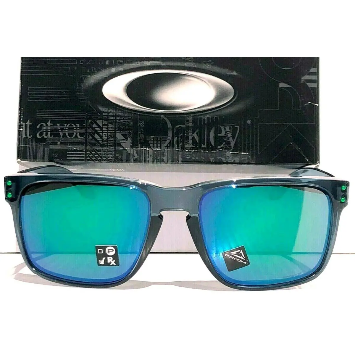 Holbrook XL Crystal Black w Prizm Jade Sunglass OO9417-14 by Oakley