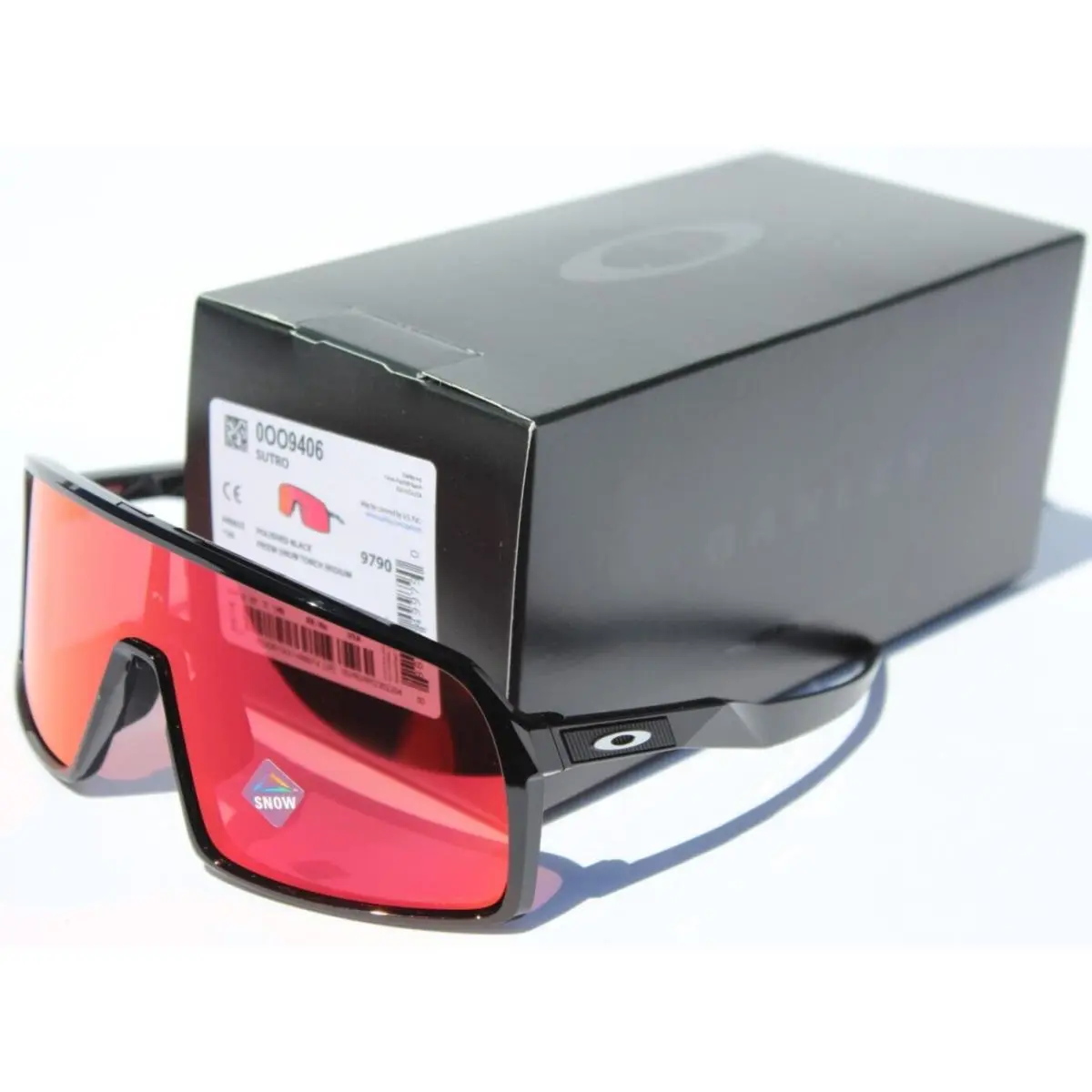 Sutro Sunglasses Polished Black/prizm Snow Torch Iridium OO9406-23 by Oakley