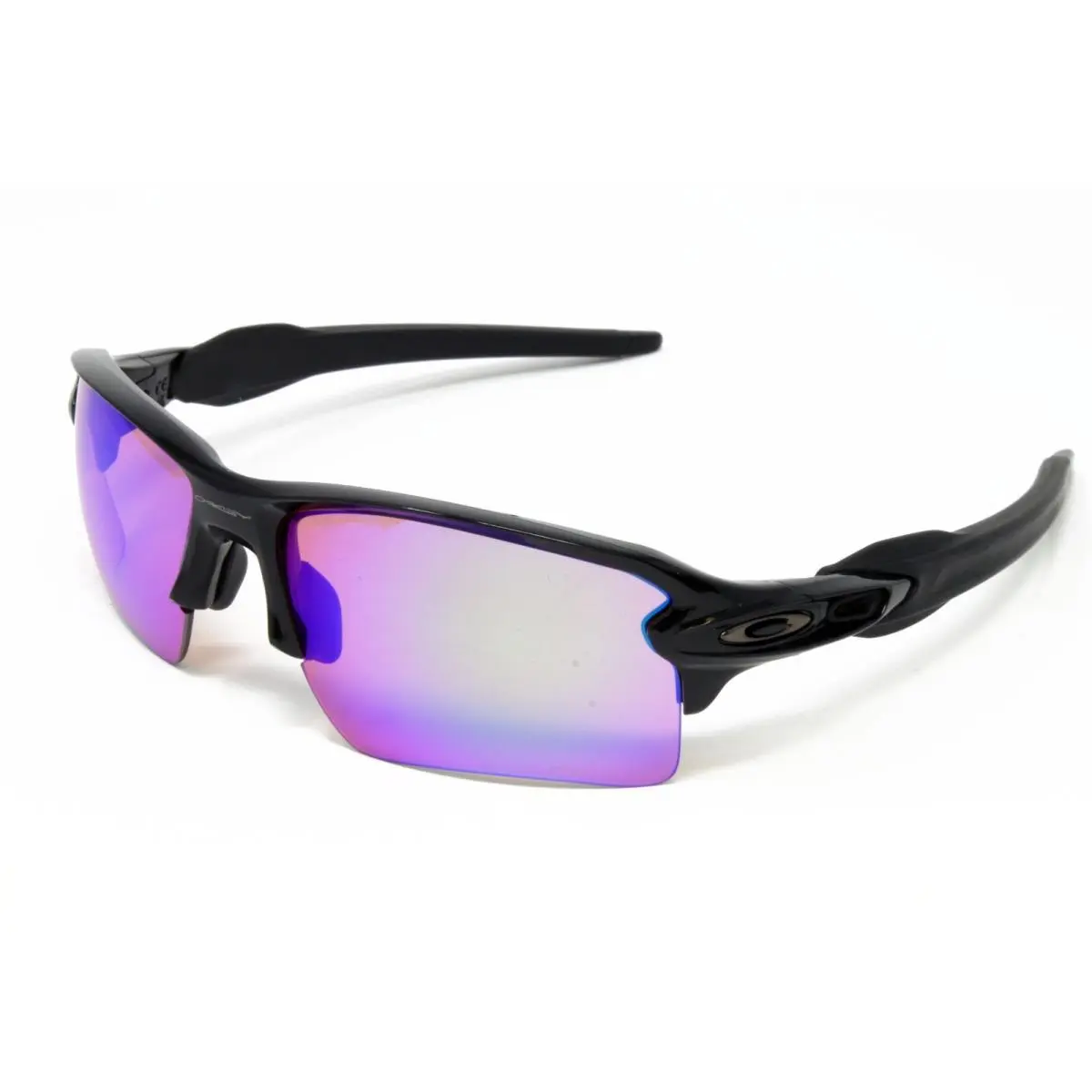 Sunglasses Flak 2.0 XL Polished Black 59mm Prizm Golf Lens Wrap OO9188-05 by Oakley