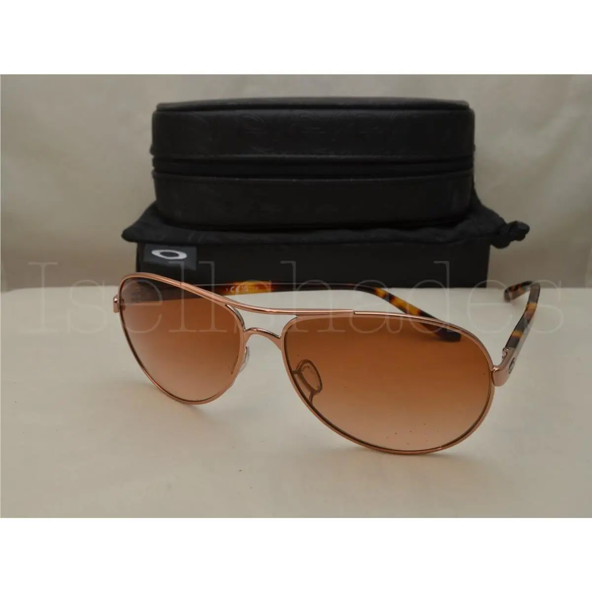 Oakley Feedback OO4079-01 59 Rose Gold with Vr50 Brown Gradient Lens