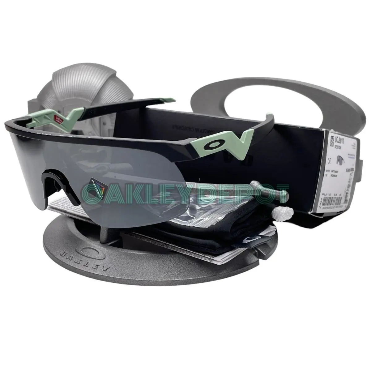 Resistor 0J9010 Matte Black/prizm Black Youth Sunglasses 169 by Oakley