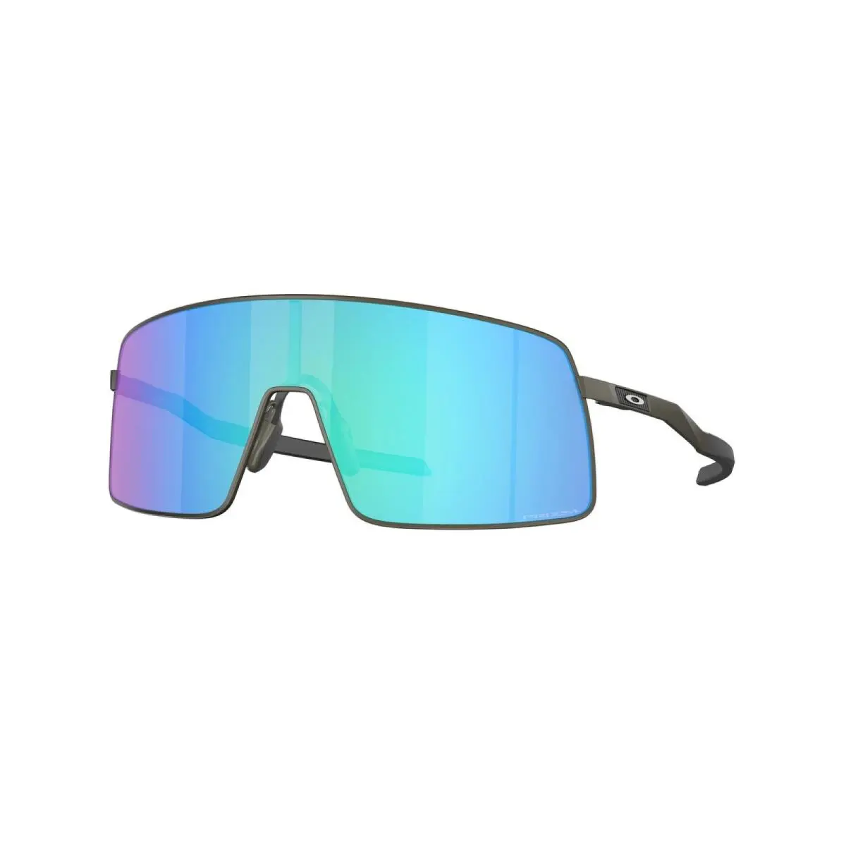 Sutro TI Satin Lead Prizm Sapphire Sunglasses OO6013-0436 6013-04 by Oakley