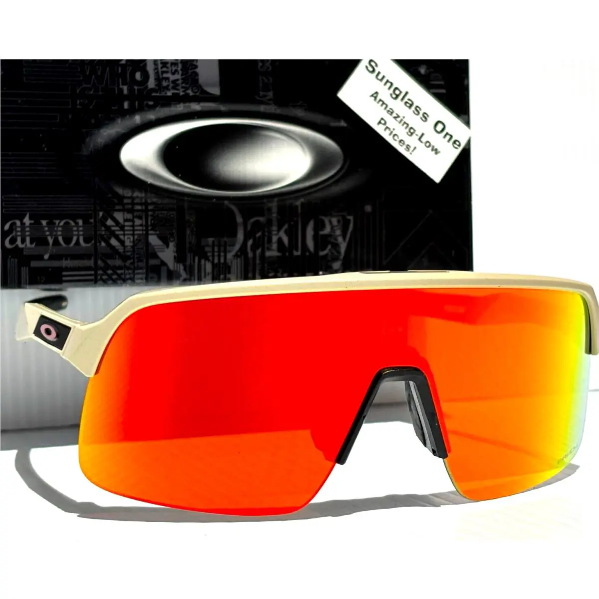 Oakley Sutro Lite Sunglasses Matte Sand/prizm Ruby OO9463-59