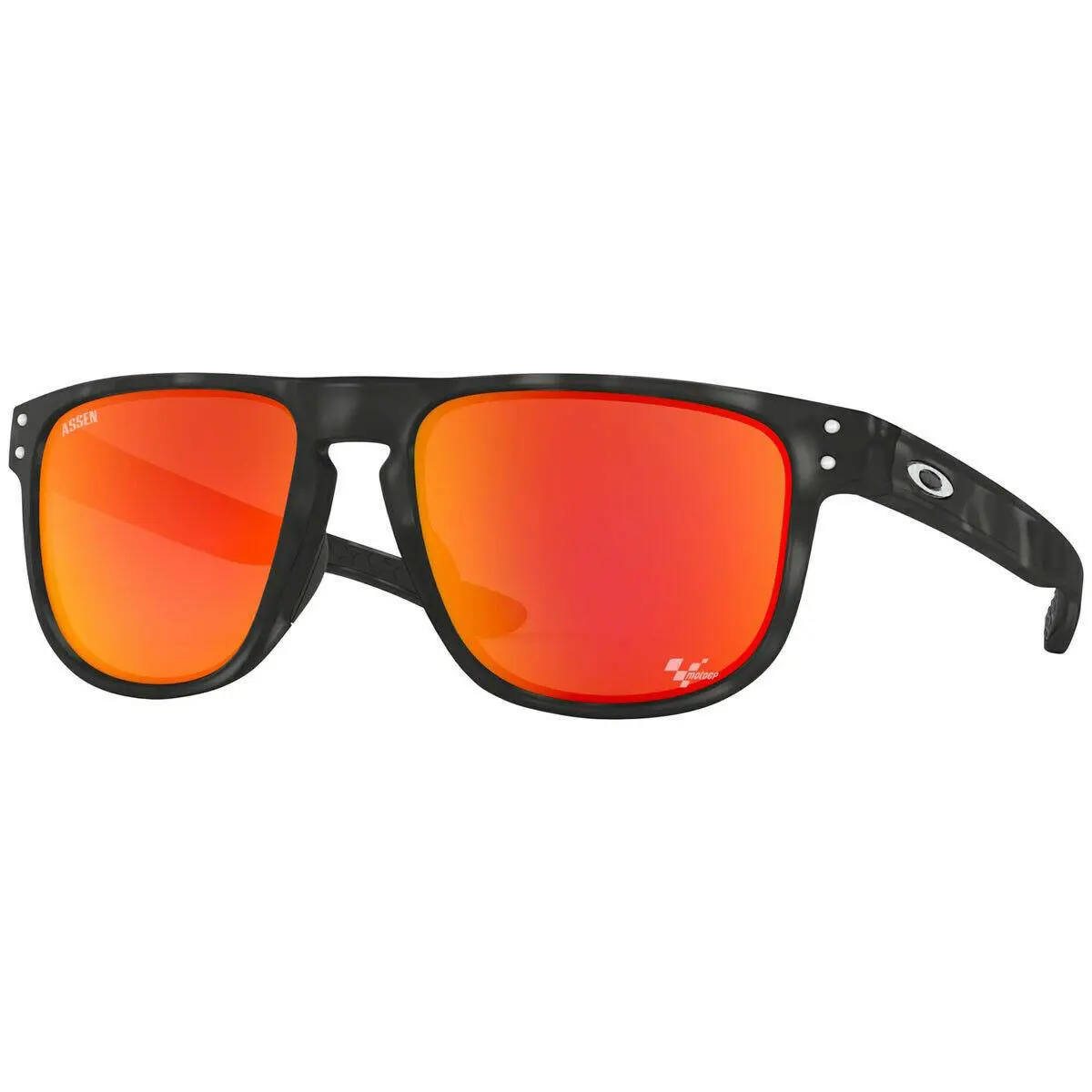 OO9377 14 Holbrook R Square Sunglasses Matte Black Prizm Lens by Oakley