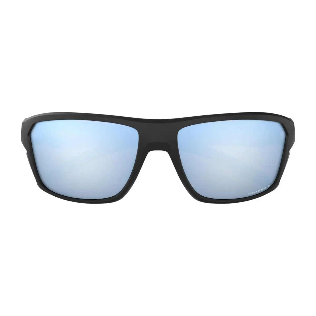Oakley Split Shot Polarized Sunglasses Matte Black Prizm Deep Water Square