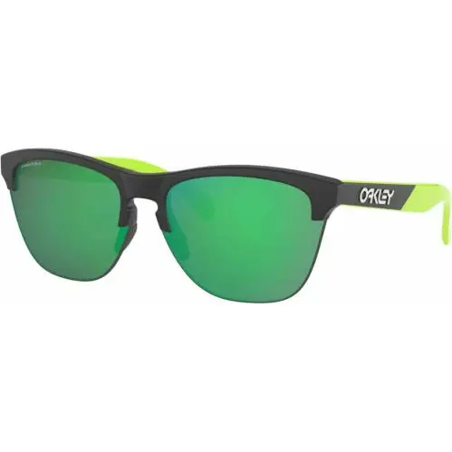 Oakley Frogskins Lite Black Bright Green Black W/prizm Jade Iridium OO9374-29