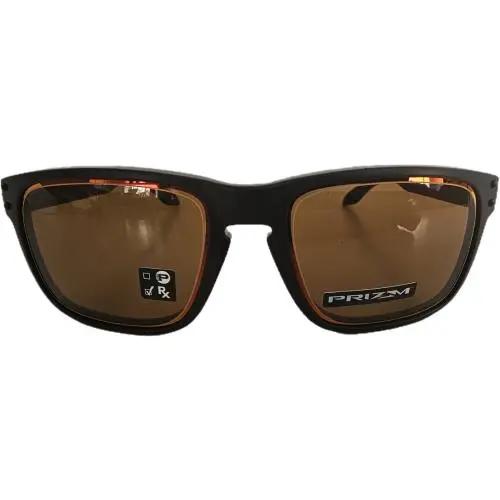 Oakley Sunglasses Prizm Lenses Holbrook OO9244-3856 Matte Blk - Frame: Black, Lens: Brown