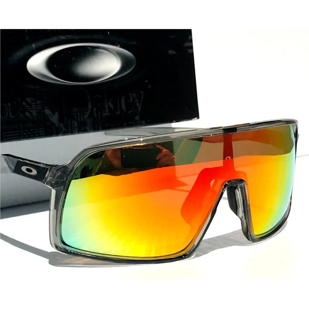 Sutro Grey Smoke Polarized Galaxy Ruby Iridium Lens Sunglass 9406 by Oakley