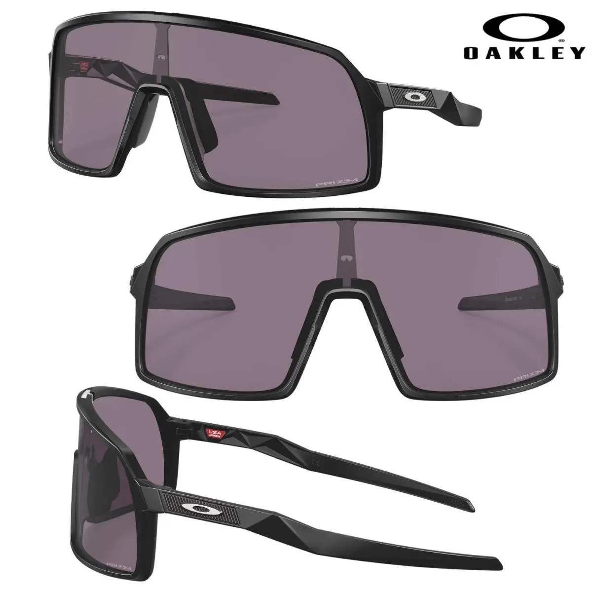 Oakley Sutro S Sunglasses- Matte Black/prizm Grey MSRP:$182 - Frame: Black, Lens: Gray