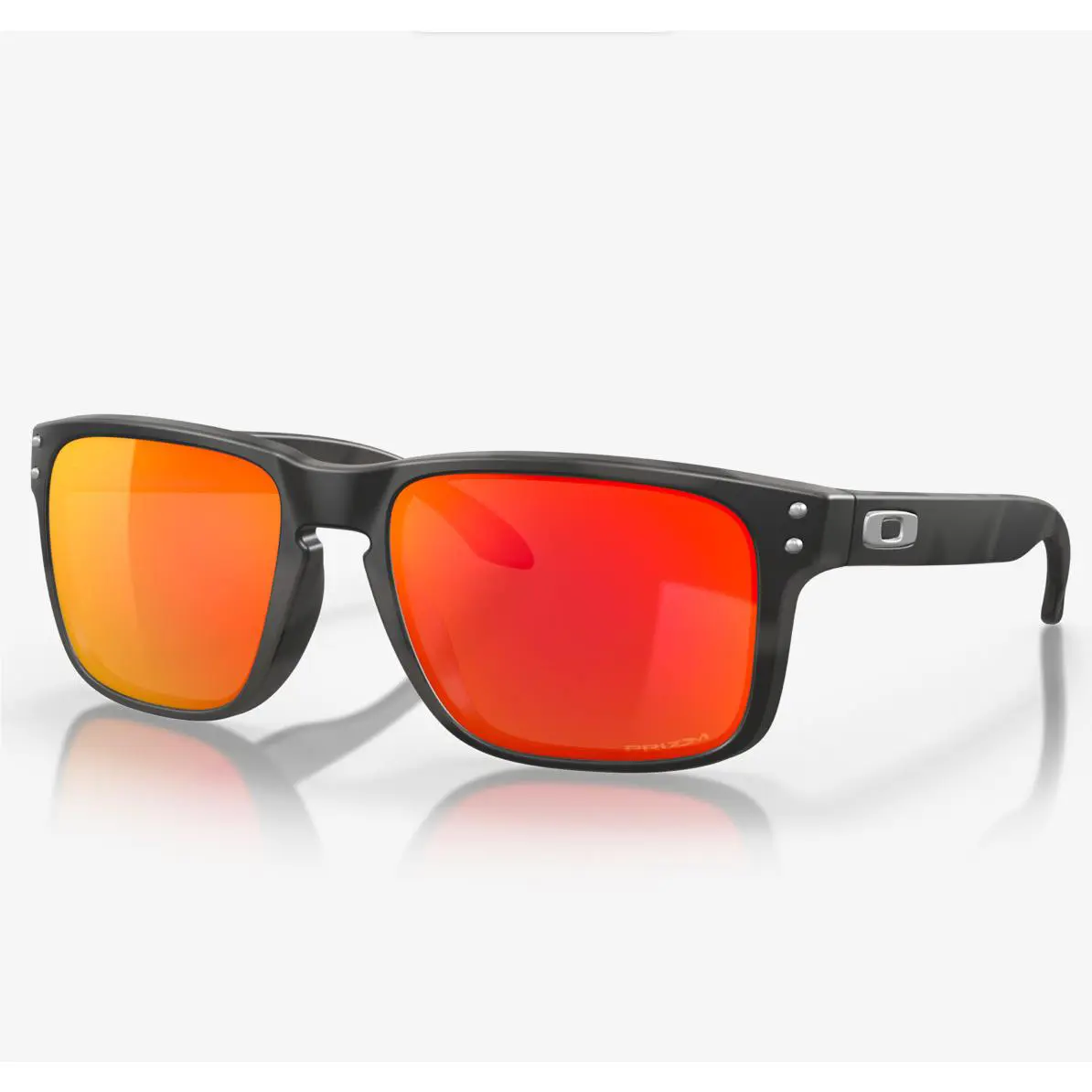 Oakley Holbrook Black Camo/prizm Ruby Men`s 57 mm Sunglasses OO9102-E955