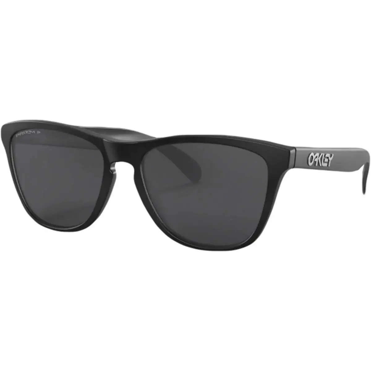 Oakley Men`s Frogskins Polarized Matte Black/prizm Black One Size Sunglasses - Frame: Black, Lens: Black