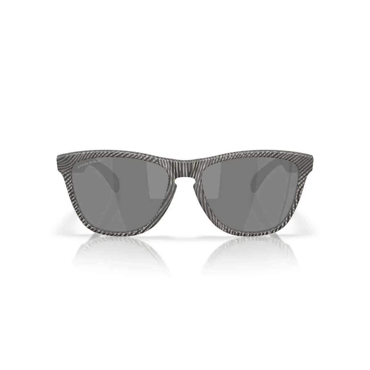 Oakley Frogskins Sunglasses Clear Grey Square - Frame: Black, Lens: Black