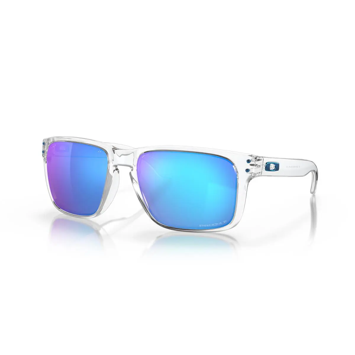 Holbrook XL Polished Clear/prizm Sapphire Polarized 59 mm Sunglasses by Oakley